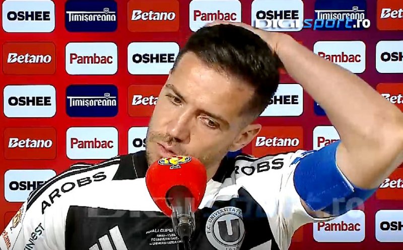 Căpitanul ”U” Cluj, Alex Chipciu, despre banii publici în fotbal: ”Asta ar trebui să înțeleagă lumea...”