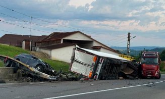 Tragedie pe "Drumul Morții” Cluj–Oradea: O clujeancă a decedat după impactul devastator dintre un TIR, o cisternă și două autoturisme