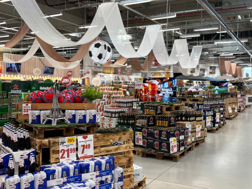 În vara campionatului mondial de fotbal, Târgul de Bere din Auchan reunește peste 300 de sortimente din 25 de țări