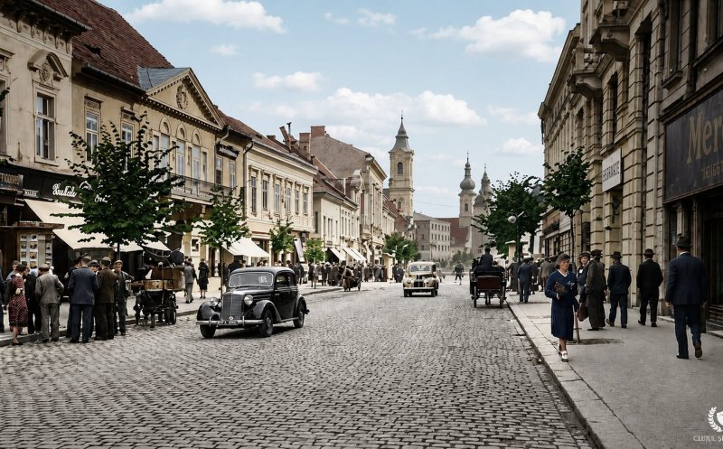 Strada Memorandumului, în anul 1941