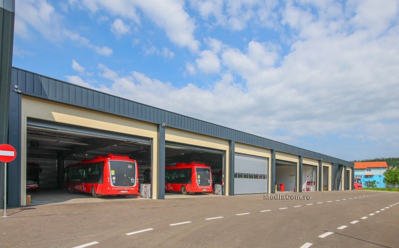 Autobuzele electrice din Turda au casă nouă. Noua autobază TUP, inaugurată