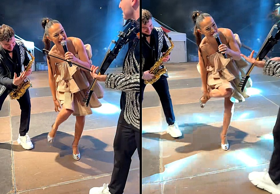 Vlăduța Lupău, ciuruită de țânțari pe scenă. Concert întrerupt: „M-au făcut praf!!!” / Spray anti-țânțari oferit din public, nu de staff