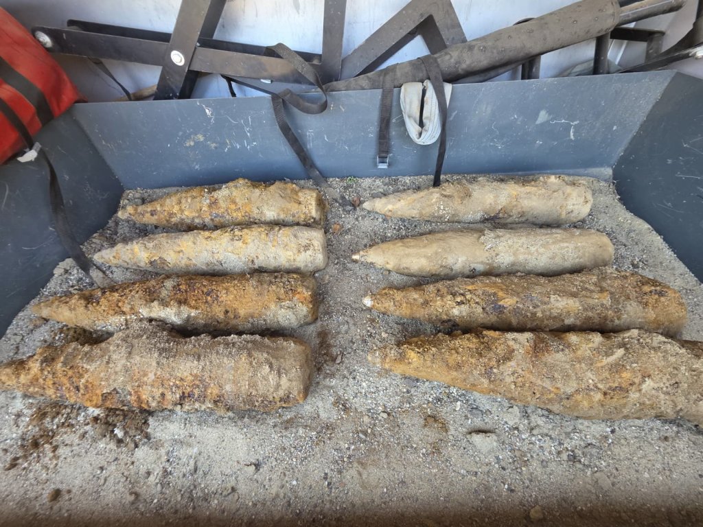 Intervenție ISU Cluj: 14 proiectile descoperite în timpul unor lucrări de excavație