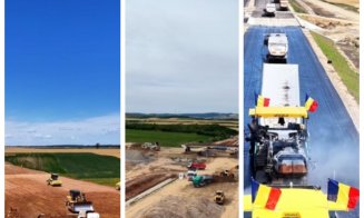 Mobilizare de forță pe Autostrada Transilvania: 700 de muncitori trag tare pentru legătura cu granița Ungaria