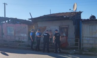 Polițiștii au făcut razie în ghetoul Clujului. Peste 300 de persoane vizate și 20 de mașini verificate