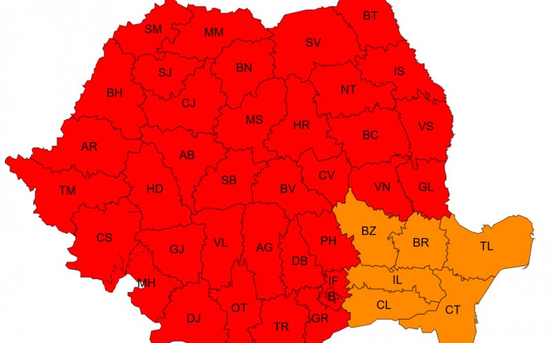 Nu scăpăm de zilele fierbinți! COD ROȘU de caniculă și temperaturi de până la 41 de grade în Cluj până miercuri