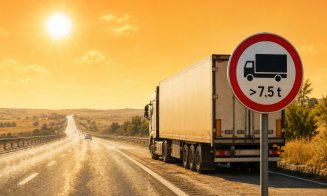Restricții de circulație pentru camioane în Cluj și alte 35 de județe din cauza caniculei