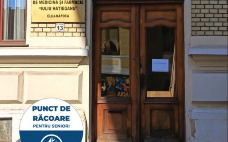 Oază de răcoare pentru seniorii din Cluj! UMF „Iuliu Hațieganu” deschide un spațiu special în plină caniculă