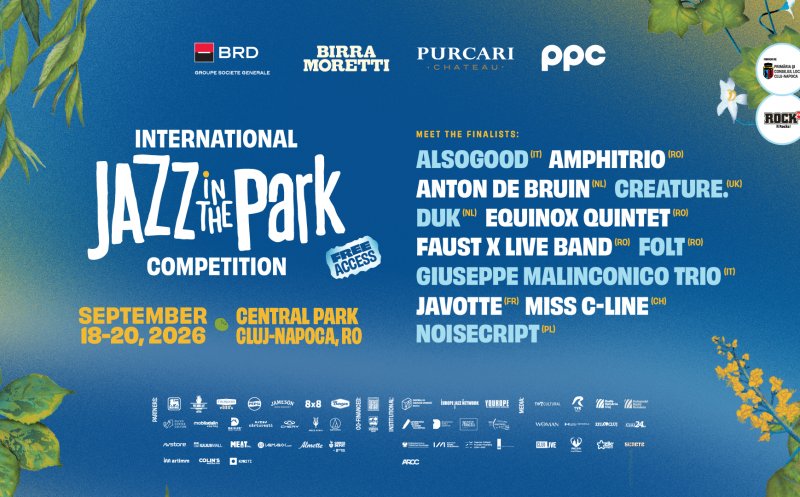 Jazz in the Park Competition anunță noua generație de jazz european: 12 trupe din 7 țări europene urcă în septembrie pe scena competiției