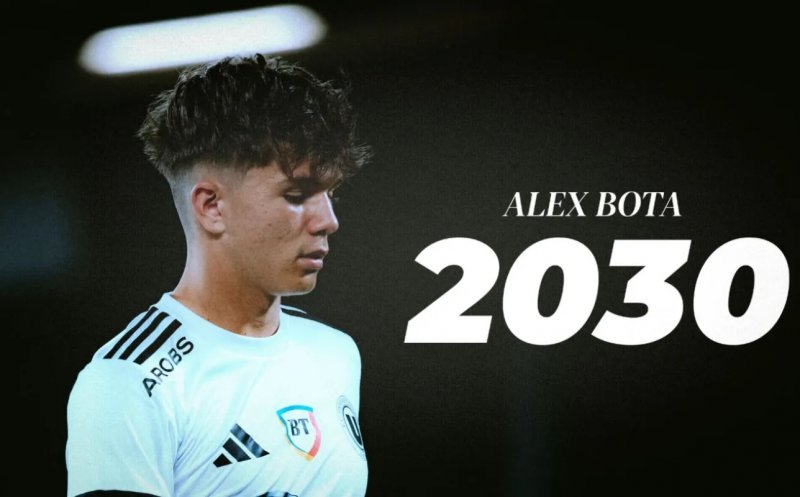 Împrumutat de "U" la FC Bihor, Alex Bota a semnat un nou contract cu echipa clujeană