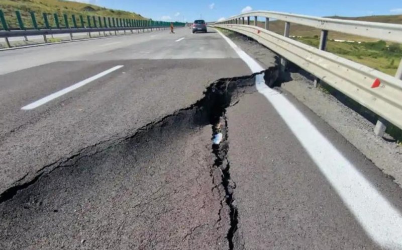 DRDP Cluj a sesizat Prefectura după surparea unei porțiuni din A10 Sebeș–Turda. Când încep lucrările