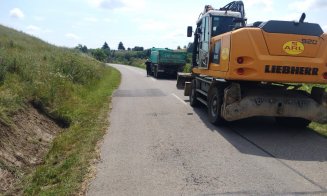 Reparații pe un drum județean extrem de circulat din Cluj. Se lucrează pe 20 de km