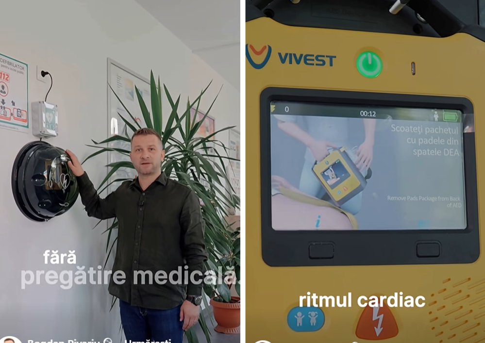 Floreștiul continuă investițiile în siguranța comunității. Primarul: „Am ajuns la 7 defibrilatoare semiautomate care pot salva vieți”
