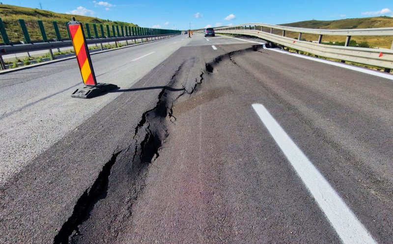 Noi reacții după surparea de pe A10. API cere ca autostrada să rămână deschisă: “Șoferii, obligați să-și riște viața pe DN1”