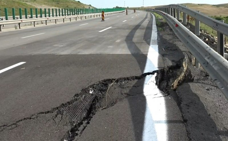 Constructorul suportă integral costurile pentru remedierea surpării de pe A10 Sebeş-Turda