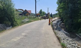 Lucrări complexe pe un nou drum județean din Cluj