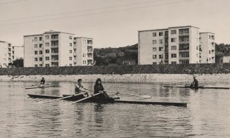 Cluj: caiaciști pe Someș, anii ‘60
