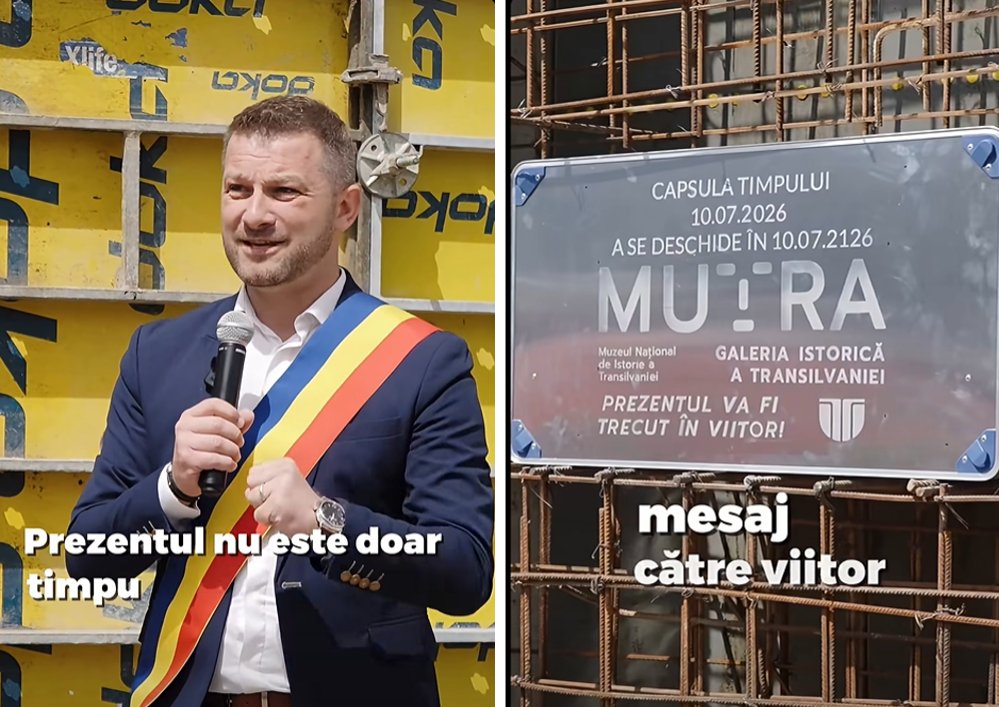 Capsulă a timpului la viitorul Muzeu al Floreștiului. Primarul: „Viitorul are întotdeauna darul de a ne surprinde”