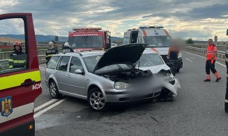 ACCIDENT pe varianta de ocolire Vâlcele–Apahida / Ce au transmis polițiștii despre cauza evenimentului rutier din Cluj