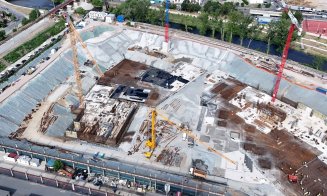 Fundația RIVUS Cluj-Napoca prinde contur. Betonul se toarnă în ritm alert / Cele mai NOI IMAGINI de pe șantier