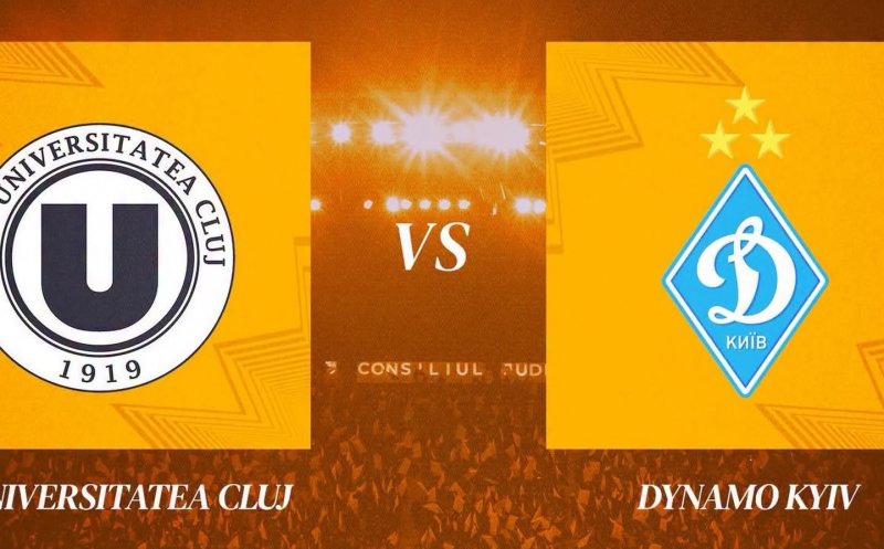 UEFA a stabilit arbitrul partidei "U" Cluj - Dinamo Kiev. Cine va conduce jocul