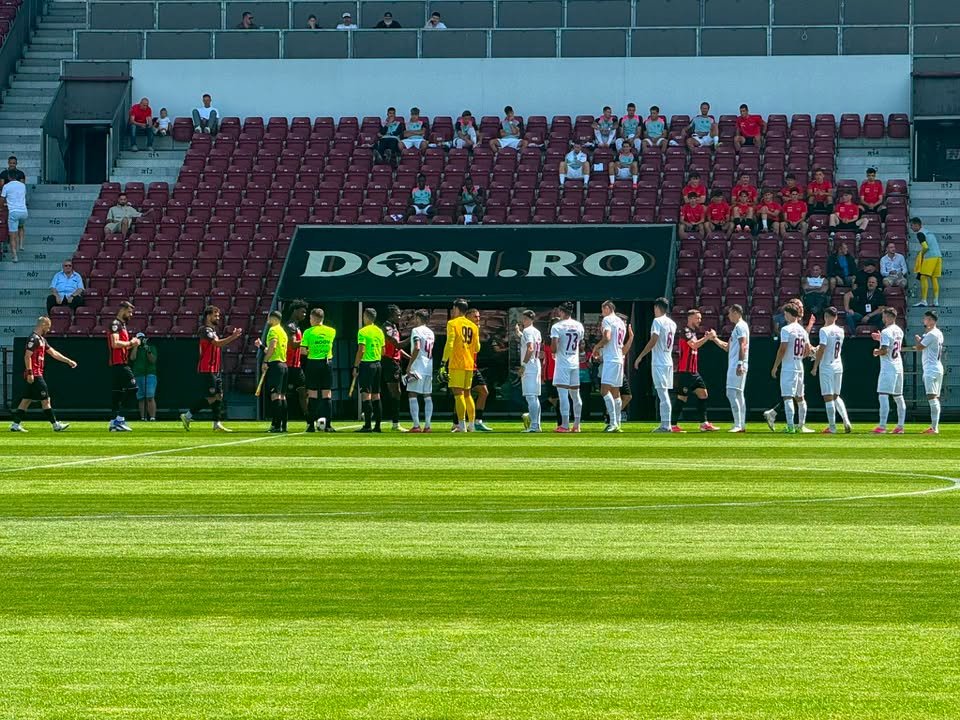 Eșec pentru CFR Cluj în amicalul contra Gloriei Bistrița