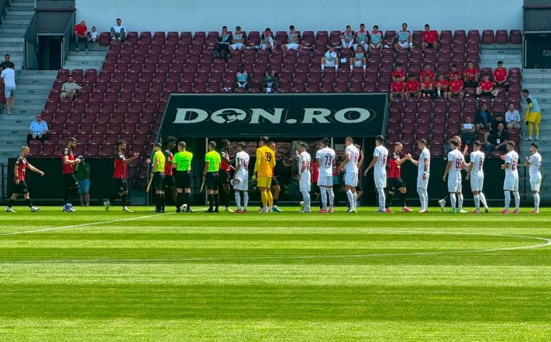 Eșec pentru CFR Cluj în amicalul contra Gloriei Bistrița