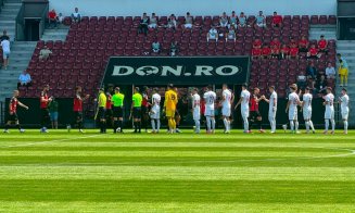 Eșec pentru CFR Cluj în amicalul contra Gloriei Bistrița
