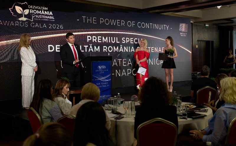 După performanța din clasamentul Times Higher Education, UTCN primește o nouă distincție la Gala „Dezvoltăm România Sustenabil” 2026