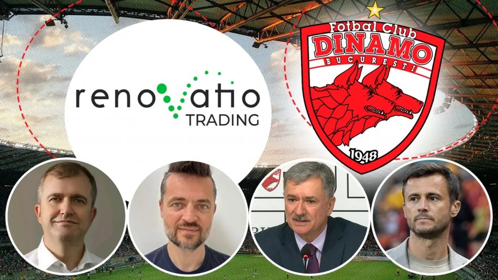 Echipa de fotbal Dinamo București în timpul unui meci