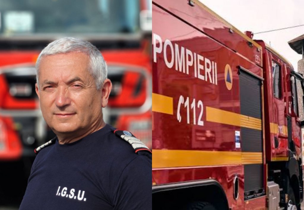 Când alții se bucură de pensie, el răspunde din nou chemării datoriei: un pompier clujean se luptă cu flăcările în Franța la 55 de ani