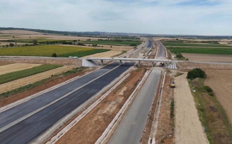 Autostrada Transilvania: Cele mai NOI IMAGINI de pe lotul pe care am putea circula în decembrie de la granița cu Ungaria până la Cluj-Napoca