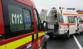 Trafic oprit pe DN1 în Cluj, după ce o mașină s-a răsturnat. Șase persoane au fost rănite