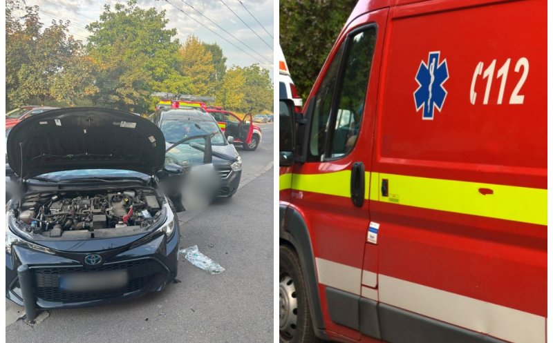 Accident la primele ore ale dimineții în Cluj-Napoca. Un bărbat a ajuns la spital