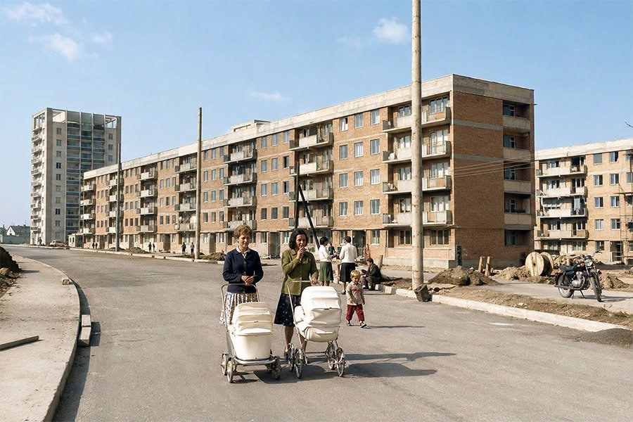 O după-amiază liniștită în cartierul Gheorgheni, la începutul anilor '60