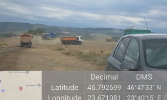 Încălcări grave a legislației de mediu în Cluj-Napoca / Mii de transporturi cu excavații de pe un șantier de mari dimensiuni, depozitate ILEGAL