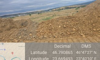 Încălcări grave a legislației de mediu în Cluj-Napoca / Mii de transporturi cu excavații de pe un șantier de mari dimensiuni, depozitate ILEGAL