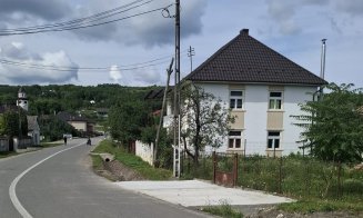 Lucrări de întreținere pe un nou drum județean din Cluj