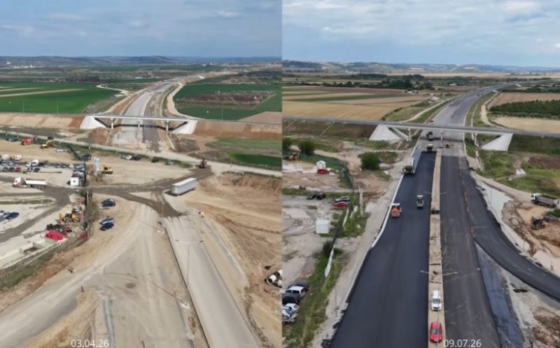 “Pe fundalul politic cenușiu spre negru, e mare lucru” / “În 3 luni e gata”. Cum avansează lotul Chiribiș - Suplacu de Barcău de pe Autostrada Transilvania