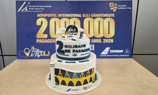 Pasagerul cu numărul 2 milioane de pe Aeroportul Cluj, sărbătorit mai devreme decât anul trecut