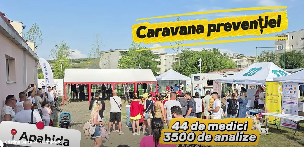 Aproape 1.000 de persoane au beneficiat de consultații gratuite la Apahida. Primărița anunță o nouă ediție a caravanei medicale