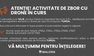Anunț IMPORTANT pentru locuitorii din Turda. Ce se întâmplă în aceste zile deasupra orașului