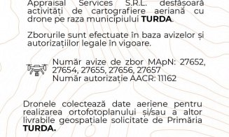 Anunț IMPORTANT pentru locuitorii din Turda. Ce se întâmplă în aceste zile deasupra orașului