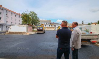 Vești bune pentru șoferii din Turda. O nouă parcare cu peste 40 de locuri, aproape gata