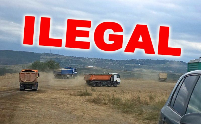 Garda de Mediu a depistat la Cluj al 5-lea amplasament ILEGAL folosit pentru depozitarea materialelor rezultate din excavații
