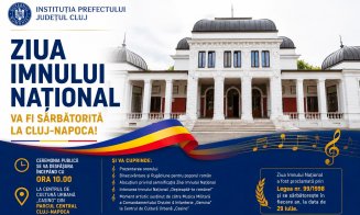 „Deșteaptă-te, române!” răsună la Cluj. Ceremonie specială de Ziua Imnului Național