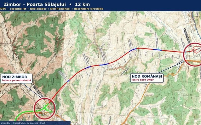 Șeful CNAIR a anunțat când se deschide circulația pe lotul Zimbor – Poarta Sălajului: „Ne vedem la volan”
