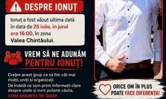APEL disperat pe Facebook la 4 zile de la dispariția unui bărbat din Cluj: ”AVEM NEVOIE DE AJUTOR SĂ-L GĂSIM PE LEHENEA IONUȚ DORIN”