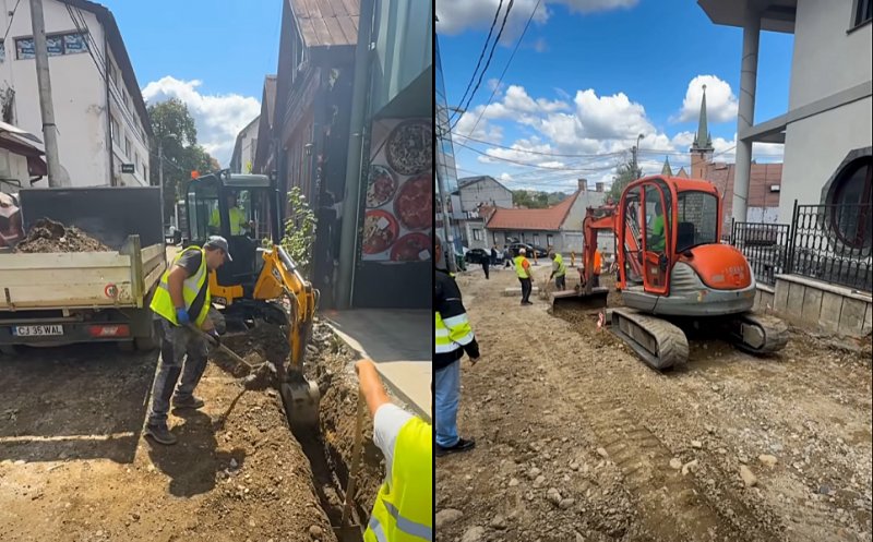 Ce a găsit Emil Boc pe strada Piezișă care se reface de la ZERO? A fost în șantier să verifice constructorii