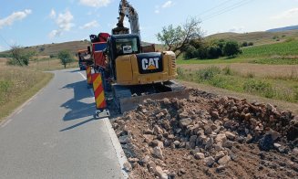 Reparații pe un important drum județean din Cluj
